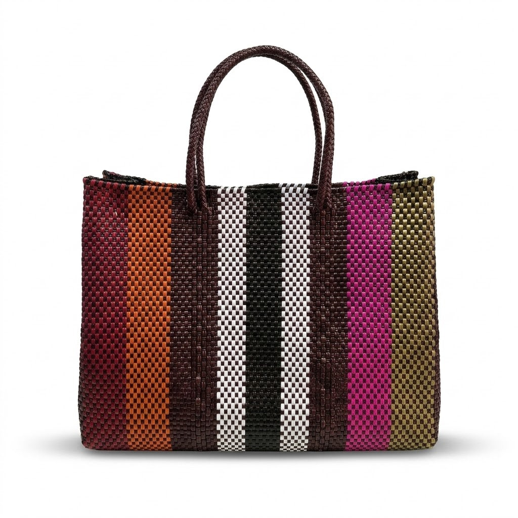 Bolsa de Mercado Artesanal Tejida a Mano – Varios Tamaños