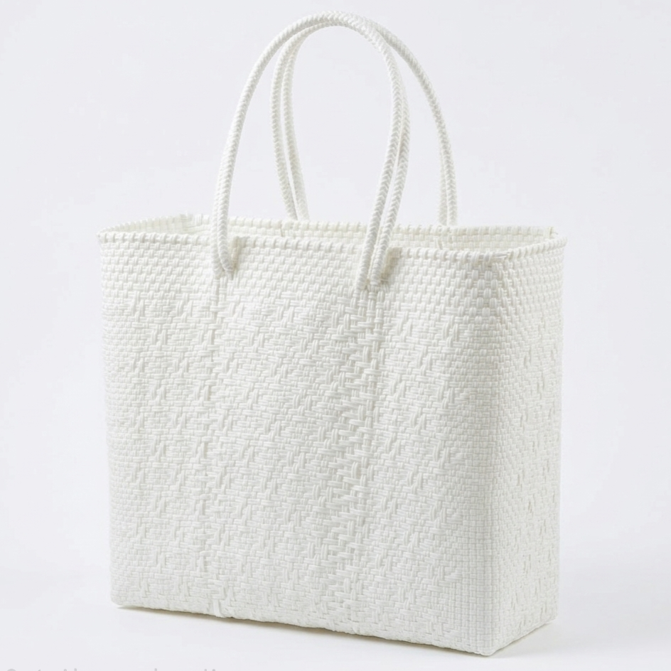 Bolsa Tejida de Plástico