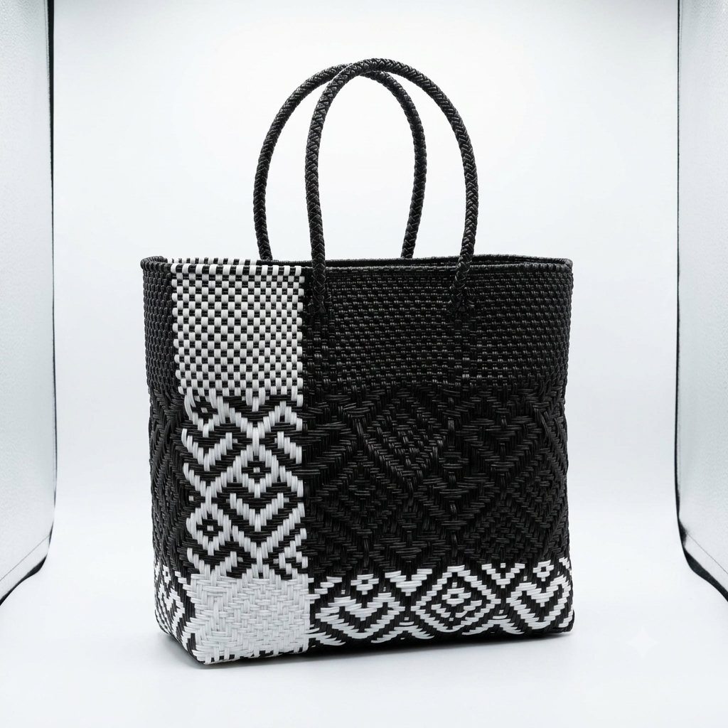 Bolsa de Mercado Artesanal Tejida a Mano – Varios Tamaños
