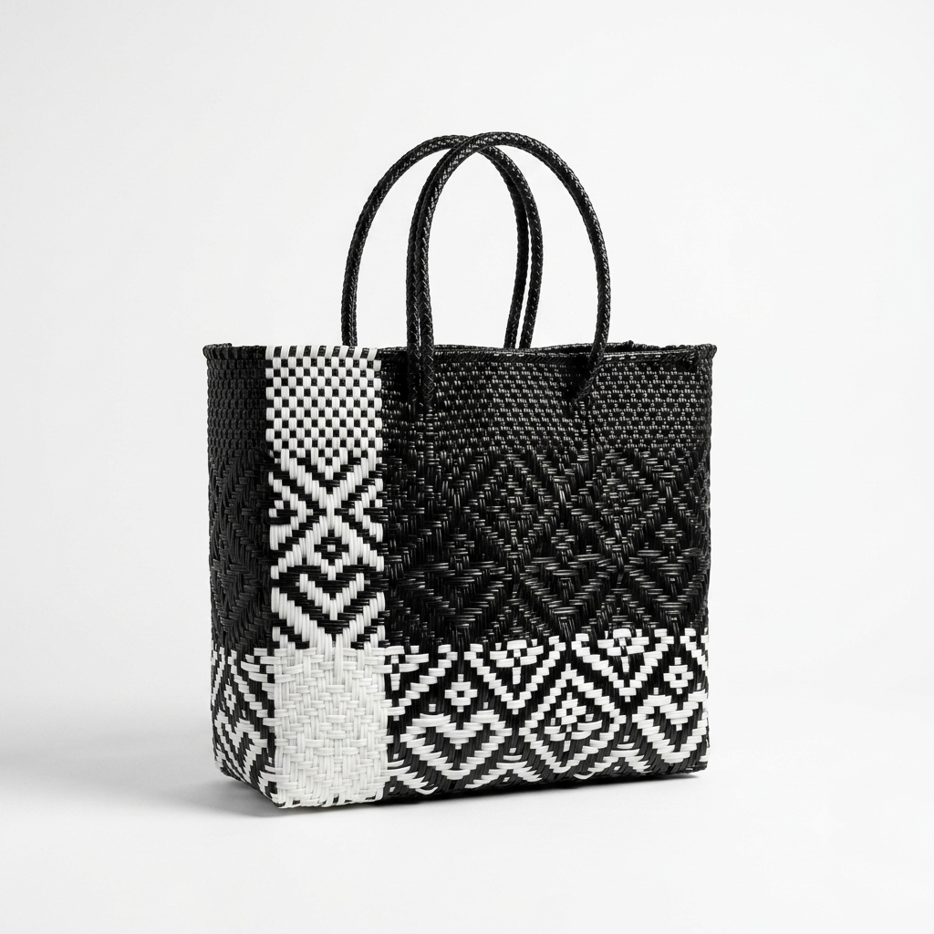 Bolsa de Mercado Artesanal Tejida a Mano – Varios Tamaños