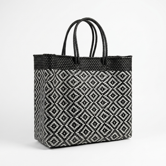 Bolsa de Mercado Vanguardista - Tejida a Mano (Varios Tamaños)