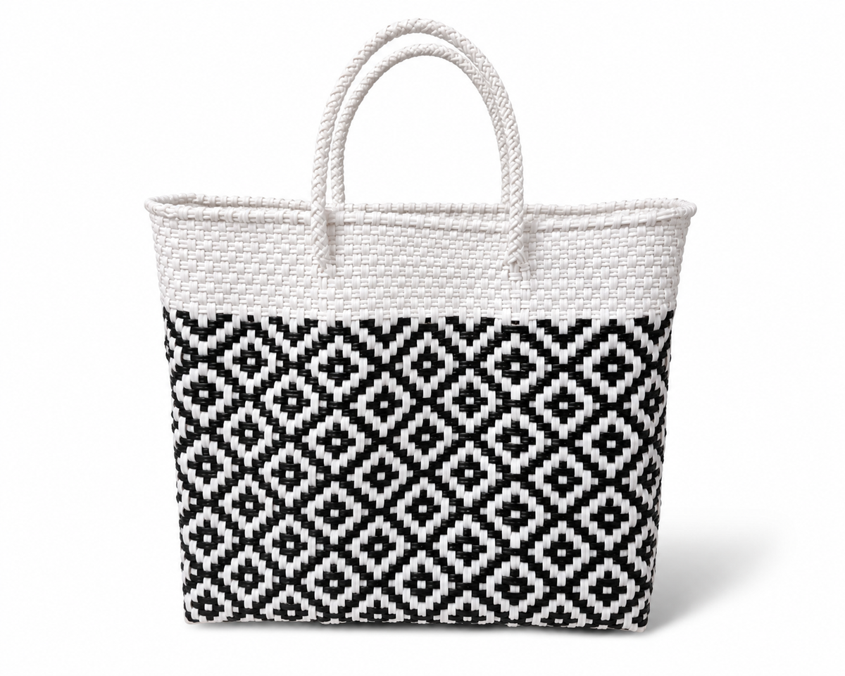 Bolsa de Mercado Artesanal Tejida a Mano – Varios Tamaños