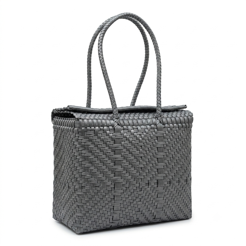 Bolsa Artesanal Tejida a Mano con Tapa - Alta Resistencia (Varios Tamaños)