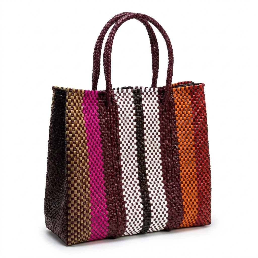 Bolsa de Mercado Artesanal Tejida a Mano – Varios Tamaños