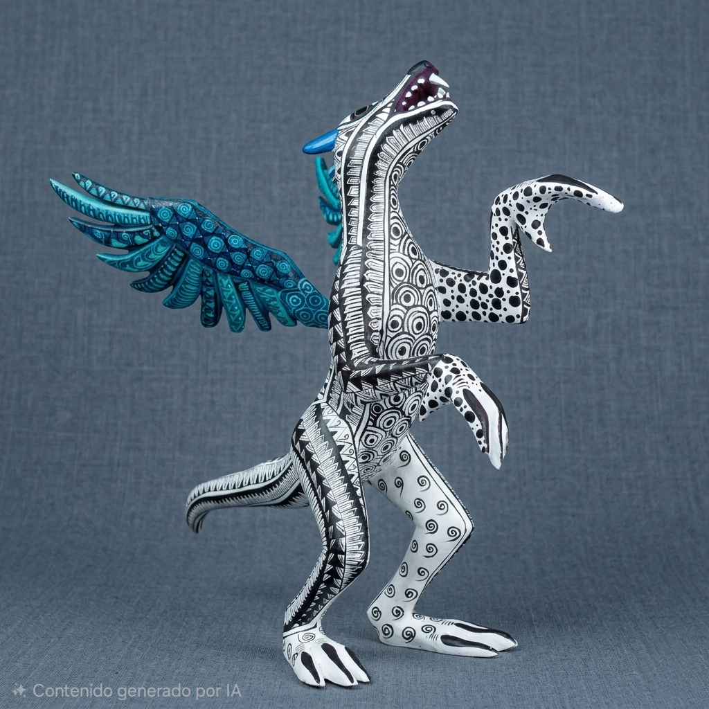Alebrije Nahual Azul